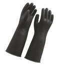 Pack of 2 Pairs Long Industrial Rubber Latex Gloves Work Safety Gardening