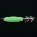 5x Noctilucent Squid Cuttlefish Sleeve Jig Fishing Lure Bait Head Hooks Fis