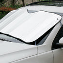 1PC Foldable Car Windshield Visor Cover Front Rear Block Window Sun Shade SilvME