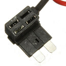 Black Red 5 Set Fuse Taps Holder Add-A-Circuit Gauge Car Auto Truck +5pcs 10 Amp