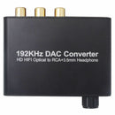 192kHz DAC Fiber Coaxial Converter 5.1 HD Digital Audio Decoder Support AC-3/ R2