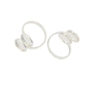 10pcs Adjustable Ring Base Double Base Settings Blanks Jewelry Findings