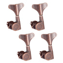 4 Pcs (Left) Sealed Bass Tuning Pegs Keys Machine Head Tuner for Bass, Purple