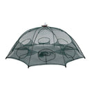 Portable Foldable 8 Sides 8 Holes Automatic Fishing Net Landing Net Trap Ca