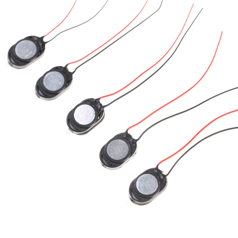 5Pcs Phone Loudspeaker 1W 8ohm 15x10mm Small Trumpet Loud Speaker B Gw