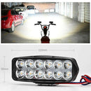 12 LED 18W Motorcycle Front Spot Light Headlight Headlamp Driving Light