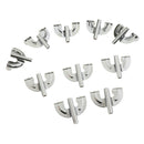 Set of 20 Bass Drum Claw Hook Replacement Parts for Drum Set Kit