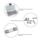 100Pcs/set Fast Blow 0.2A-15A Car Truck Glass Tube Kit Fuses Assorted Sunle X8Y0