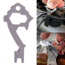 20 in 1 EDC outdoor survival kit wrench opener screwdriver keychain hanging g TO