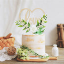 Love Flower Happy Birthday Cake Toppers White Rose Decor Wedding Party DecorFT