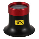 1Pcs 10X Monocular Magnifying Glass Loupe Lens Magnifier Eye Glass Jeweler