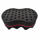 Double Sided Barber Hair Brush Sponge Dreads Locking Twist Coil Afro Curl W O6X3