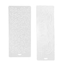 2Pcs Clear Quilting Stencils Plastic Embroidery Template Handmade Sewing