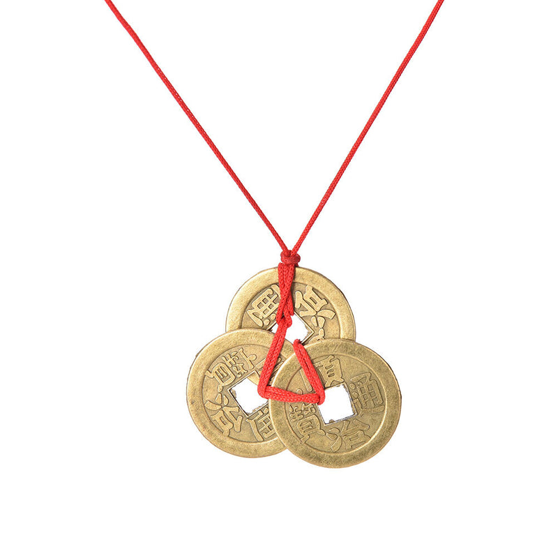 1 SET Charms Tied Chinese Oriental Feng Shui Wealth Lucky 3C