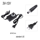AC to DC Adapter 3-12V 2A Adjustable Power Supply Motor Speed Controller US