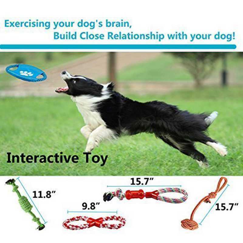 Indestructible Dog Toys For Aggressive Chewers 100% Safe Best Small Medium  W3D7