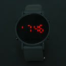 Silicone LED Watch Ladies Watch Sport Bracelet Watch White Strap