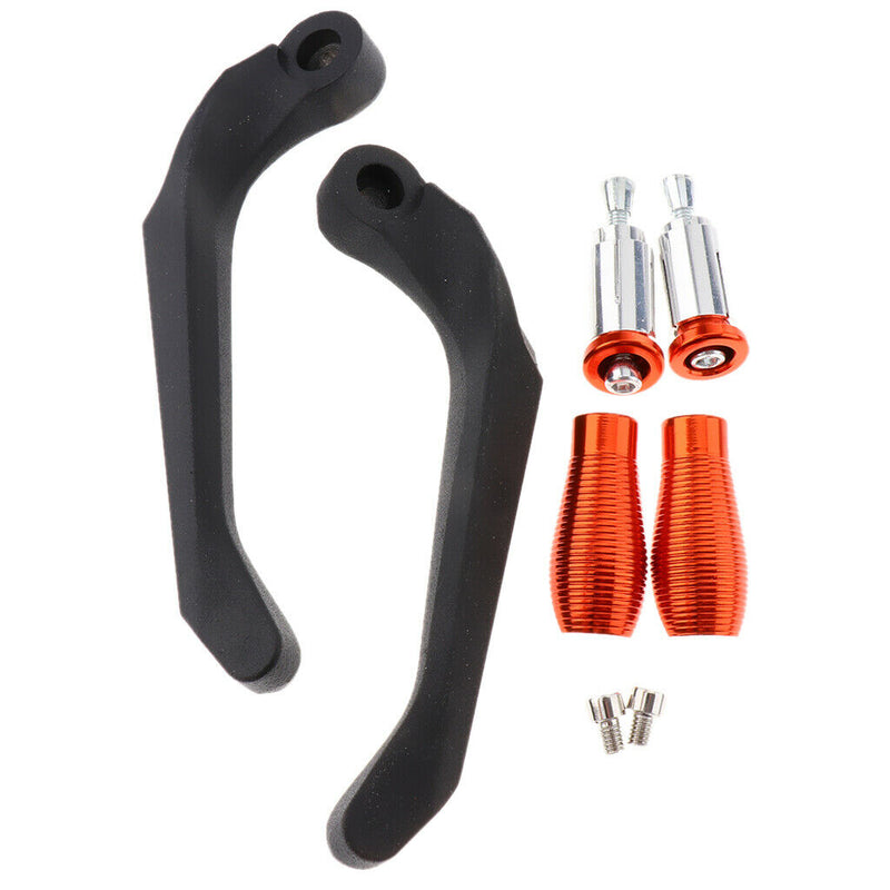 Motorcycle Telescopic Brake Clutch Levers for Yamaha R3 R25 YZF R1 R6 Orange