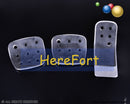 Sport Fuel Brake Racing MT Pedals Pads Footrest Plate fit for Peugeot 206 CC 207