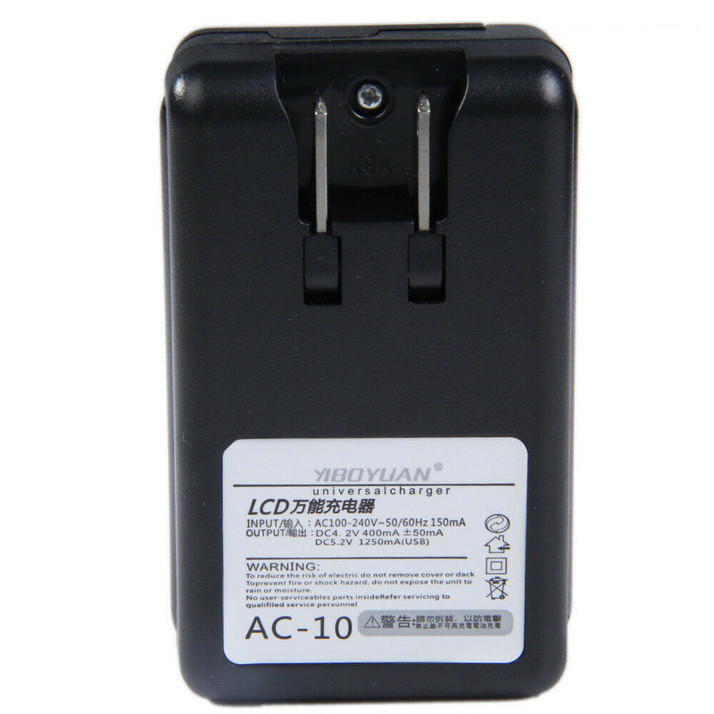 Universal LCD USB Charging Dock US Plug Battery Charger for Cell Phones