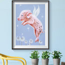 5D DIY Full Drill Diamond Painting Pig Embroidery Mosaic Craft Kits Decor