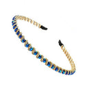 Fashion Bling Rhinestone Hair Hoop Crystal Bead Headband For Bang Fringe-Ro T4W6