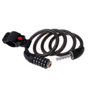 4 Feet Cycling Self Coiling Cable Lock Code Chain Locks for Gates & Fences