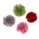 50 Pieces Mixed Pompom Ball Embellishment for Wedding Dress, Dance Costume, DIY