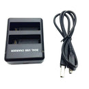 Dual Rechargeable  Dock For Gopro Hero4 GO4 Action Camera Battery