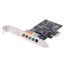 PCI-E Audio digital sound card 5.1 solid capacitors CMI8738 chip IOMO
