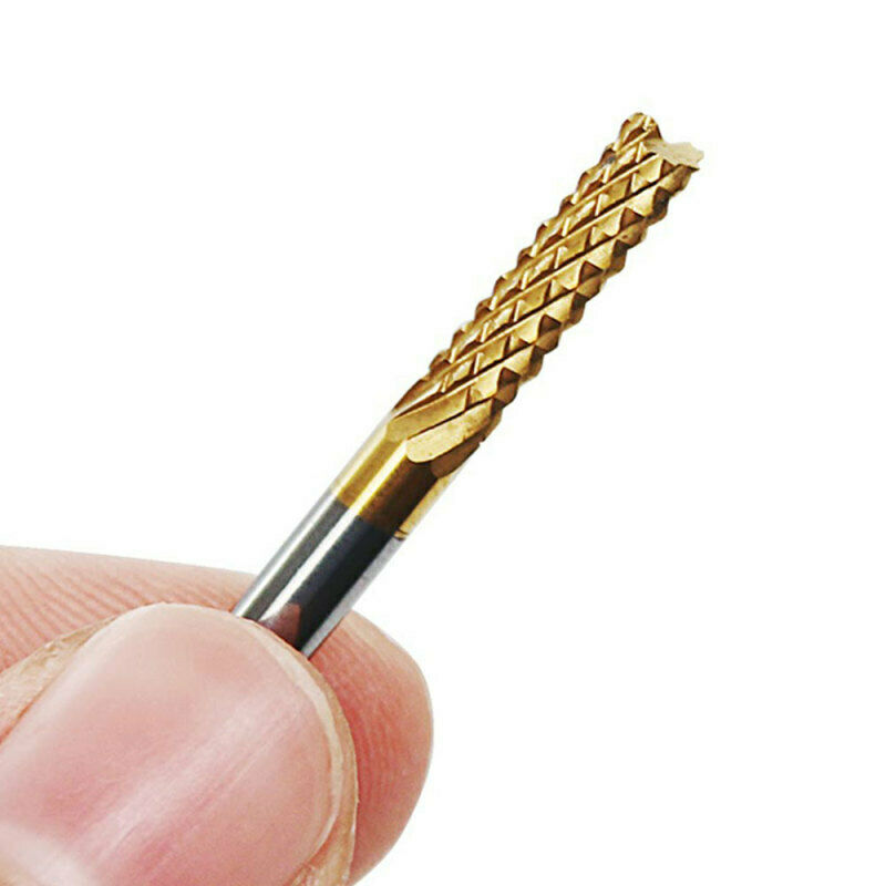 10X 0.8-3.175mm Coated Carbide Cutter Engraving CNC Router Bits End Mill for PCB