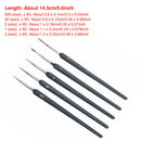 5pcs/set Fine Tip Professional Detail Paint Brush Nail Art Wooden Handle Drawing