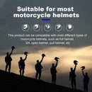 T2 Wireless Bluetooth 5.0 Motorcycle Helmet Headset Headphone UK Speaker G8Q6