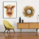 Painting By Numbers Kit DIY Cattle Hand Painted Canvas Oil Art Picture Gift