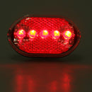 5W COB LED Bicycle Bike Cycling Front Rear Tail Light +5LED Taillight Night