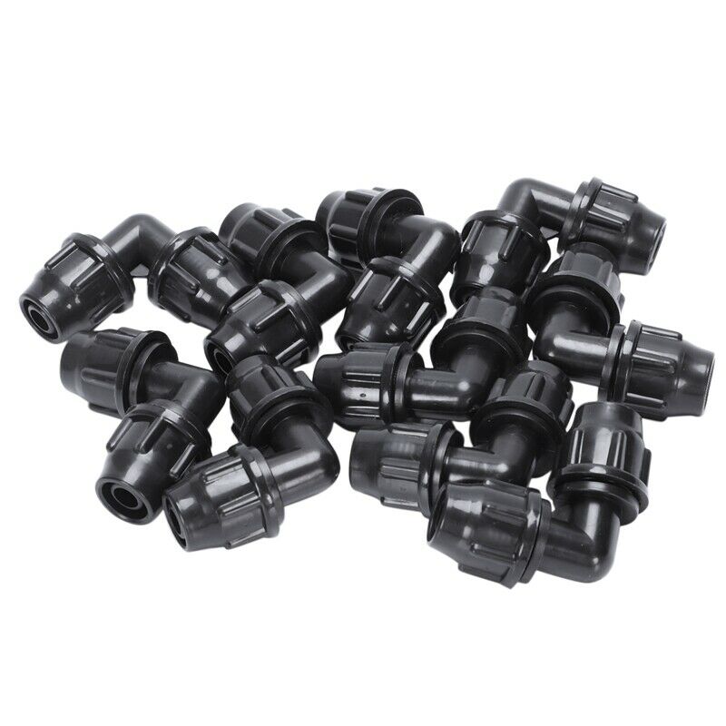 10Pcs 8/12 Elbow For 8/12 Inch Micro- Irrigation Tubing Micro- Drip Irrigat
