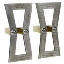 2Pcs Dovetail Marker 1:5&1:6&1:7&1:8 Dovetail Gauge Guide Template for Hand