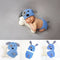 Newborn Baby Girl Boy Photo Props Outfits Crochet Knitted Blue Dog Hat Shorts