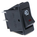 12V 35A Universal Car Red LED Fog Light Rocker Switch Dash Dashboard 4Pi OZ