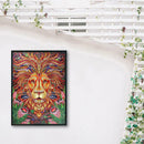 5D DIY Special Shaped Diamond Painting Lion Cross Stitch Mosaic Craft Kits