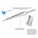 Dental Direct Bracket Holder Orthodontic Bonding Serrated Instruments Tweezers Y