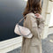 Women Chain Leather Underarm Shoulder Handbags (Alligator Pattern Khaki)