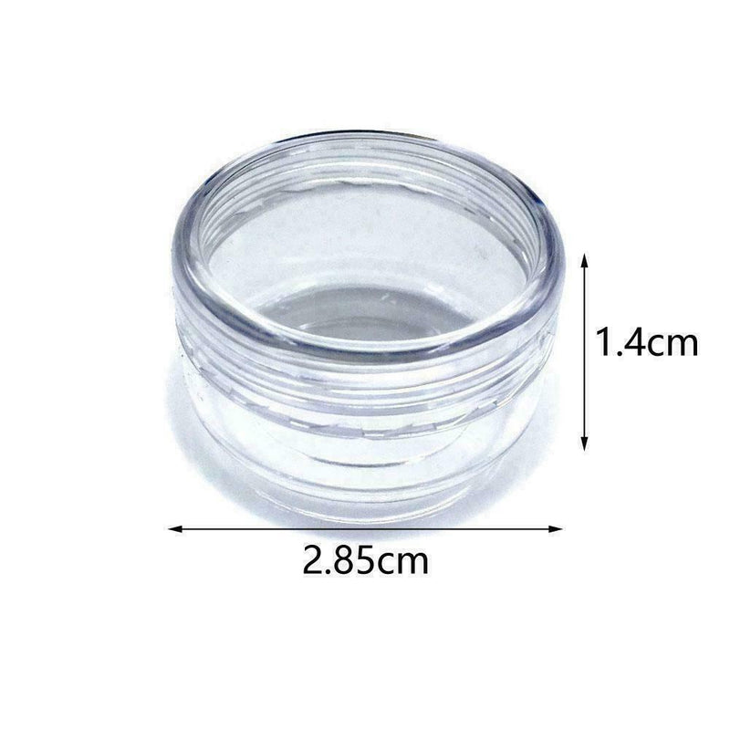 Convenient Transparent Plastic Sample Bottle Nail Art Box Packaging E6L9