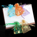 50 pcs Organza Jewelry Candy Pendent Mixed Color Mini Gift Pouch Bags Wedding