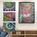 5D DIY Special Shaped Diamond Painting Cross Stitch Wall Art (Cat02)