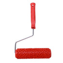 7Inch Embossed Painting Roller with Plastic Handle for Wall Decor - EG317T_ E1M6
