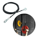 3 Pcs 2m 5mm Steel Fitness DIY Pulley Cable Biceps Strength Training Home Gym