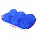 Christmas Snowflakes Silicone Cake Mold Soap Candy Mould Tools DIY Chocolat R7A7