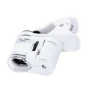 LED 60X miniscope Jeweler Loupe Magnifying Glass magnifying glass UV light P2G1