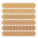 60 Pieces 8 Holes Sanding Discs 5 Inch Dustless Hook and Loop Sander Paper